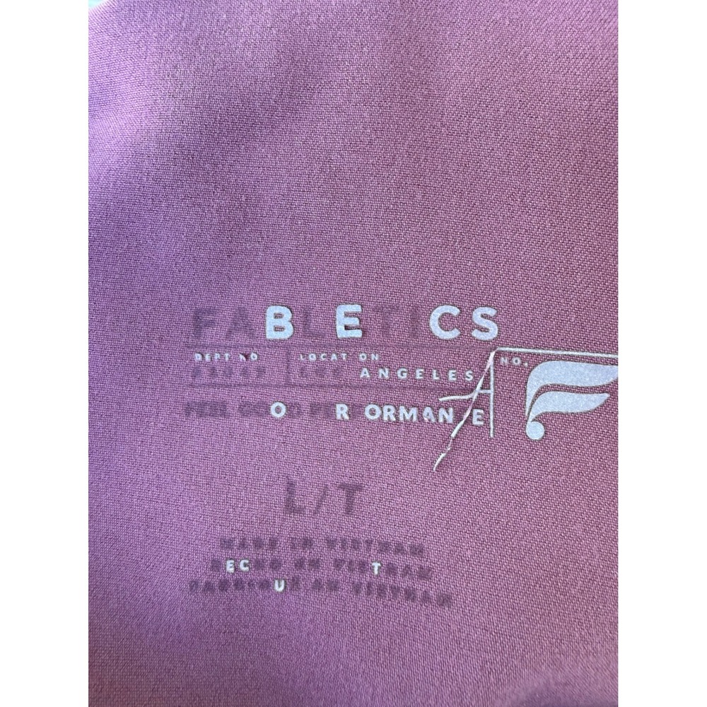 Fabletics Dark Mauve Pink Jogger Scrub Pants Womens Size Large Tall L/T - Picture 6 of 7